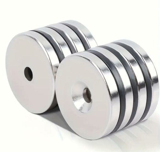 30×5 mm Round Rare Earth Magnet with 5mm Hole Buy Magnets Online Neodymium Rare Eather Magnet Shop